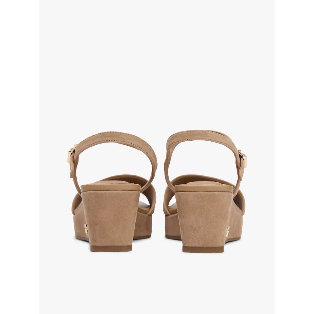 Γυναικείες Δερμάτινες Πλατφόρμες Μπεζ Tommy Hilfiger FW0FW09235-RBC