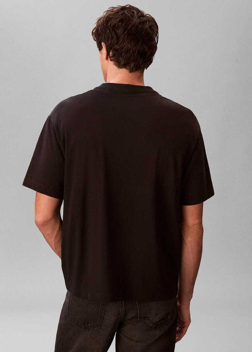 Ανδρικό T-shirt Μαύρο Calvin Klein LV04RF819G-UB1