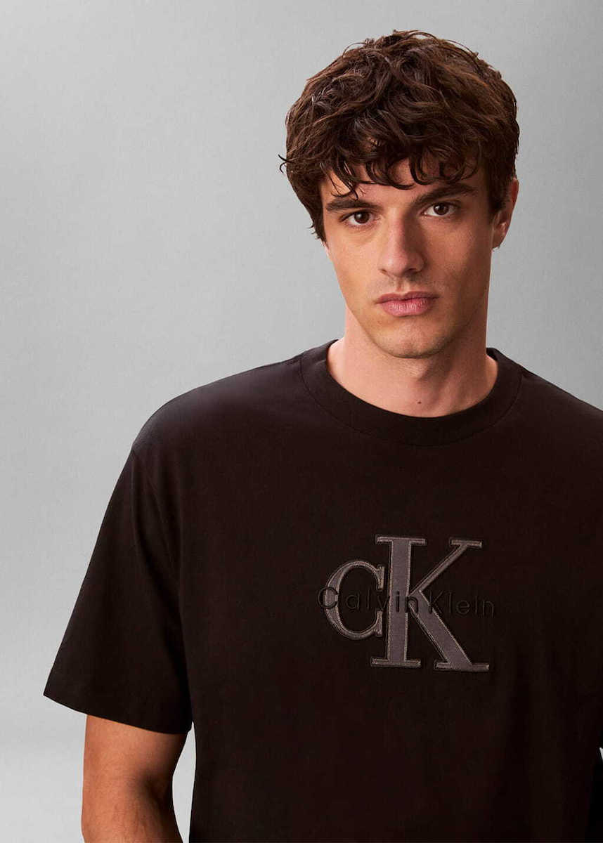 Ανδρικό T-shirt Μαύρο Calvin Klein LV04RF819G-UB1