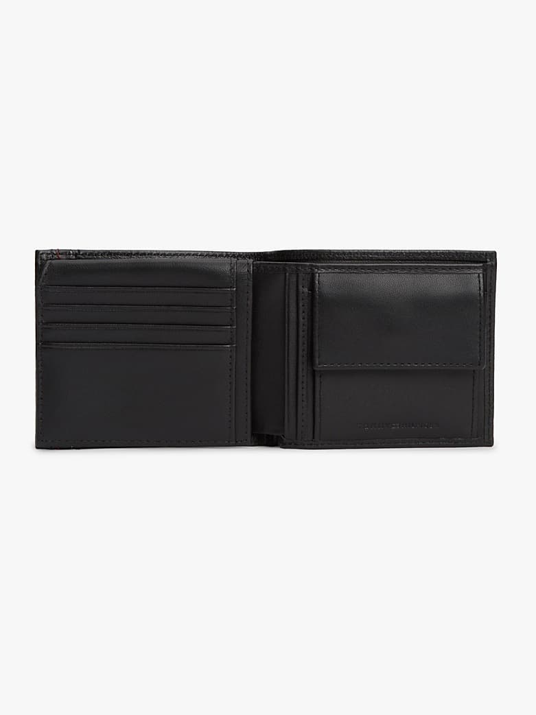 Ανδρικό Δερμάτινο Πορτοφόλι Μαύρο Tommy Hilfiger AM0AM14229-BDS