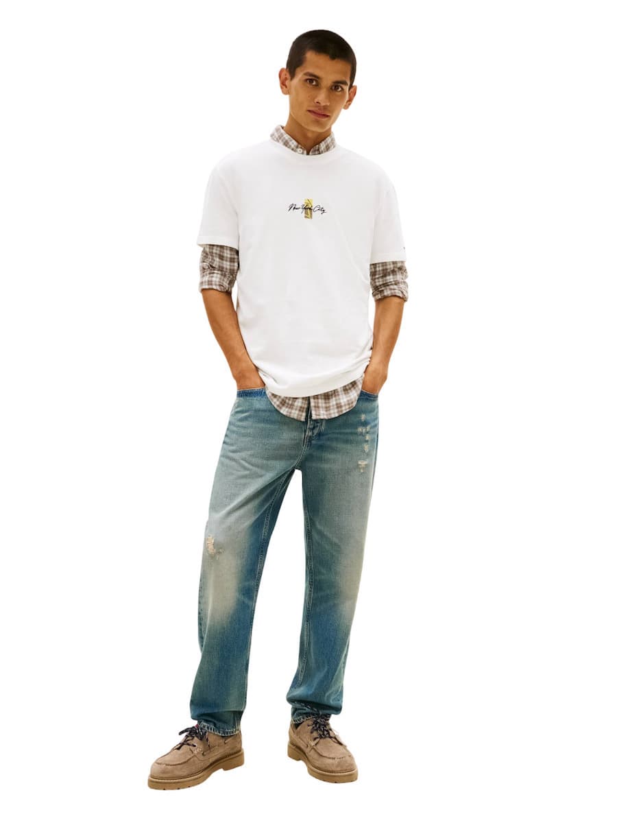 Men's T-Shirts Tommy Hilfiger White