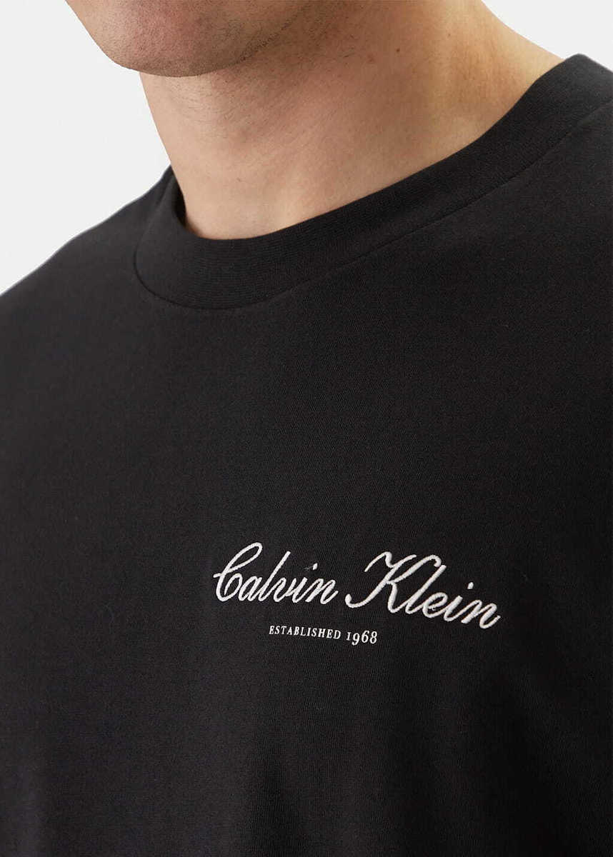 T-SHIRT CALVIN KLEIN LOGO BLACK CALVIN KLEIN