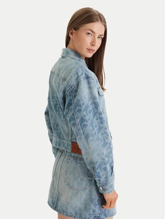 Γυναικείο Τζιν Μπουφάν Μπλε Calvin Klein LV047F677G-1WX