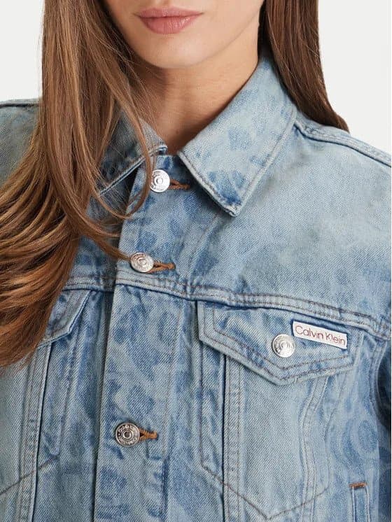 Γυναικείο Τζιν Μπουφάν Μπλε Calvin Klein LV047F677G-1WX