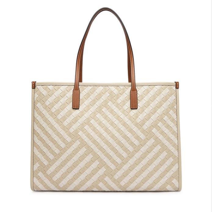 Γυναικεία TH City Tote Τσάντα Μπεζ Tommy Hilfiger AW0AW18394-0F4