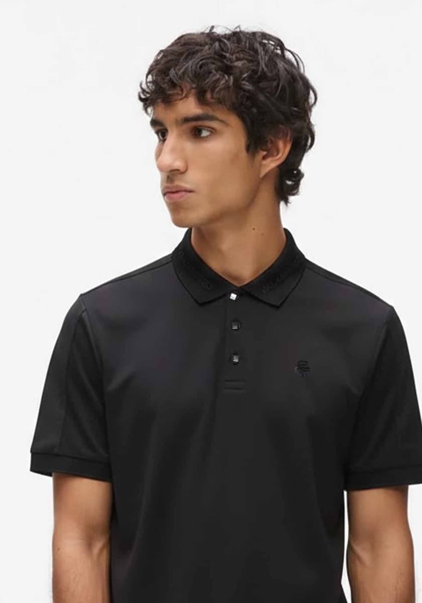 Ανδρικό Polo Μαύρο Karl Lagerfeld 745000 562200-990
