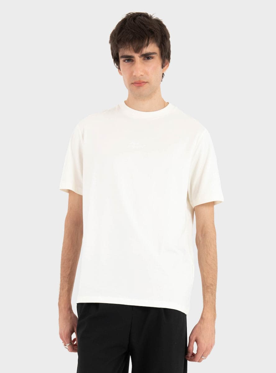Ανδρικό T-shirt Εκρού Karl Lagerfeld 755047 562235-80