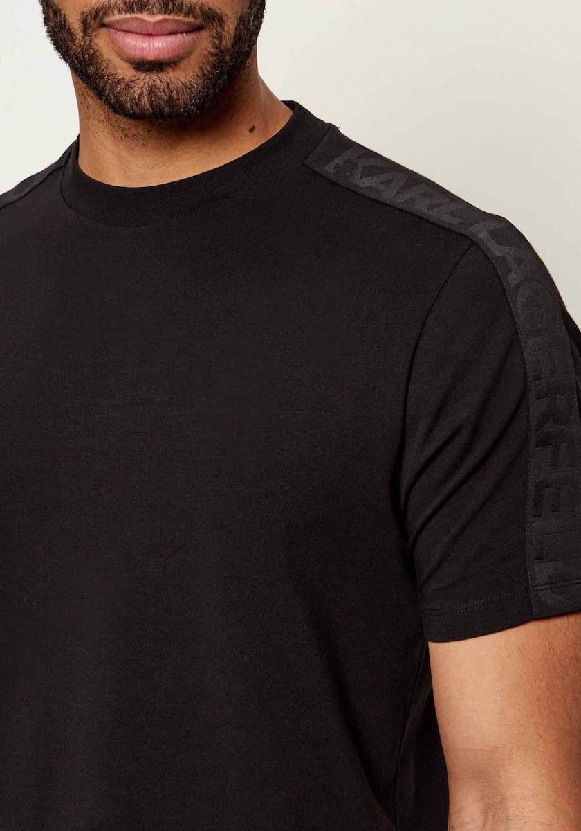 Ανδρικό T-shirt Μαύρο Karl Lagerfeld 755048 562235-990