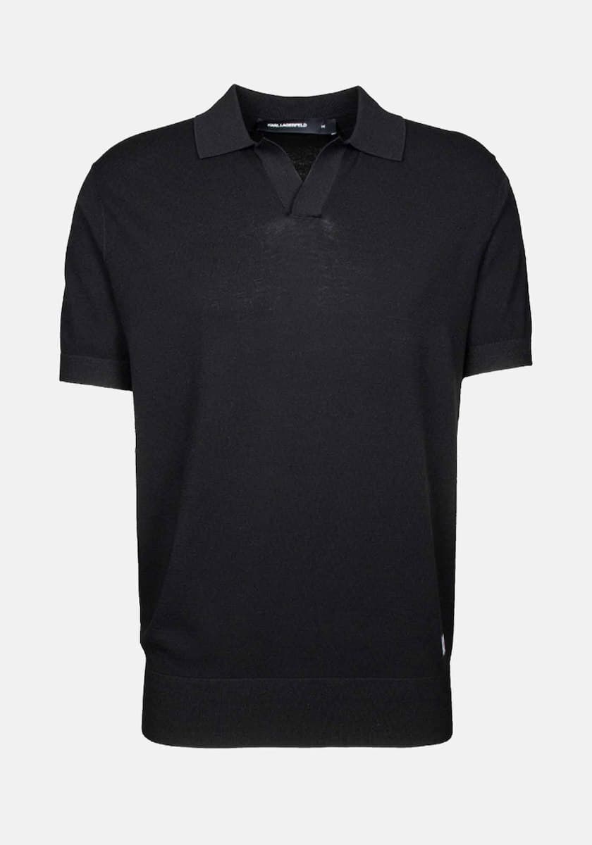 Ανδρικό Polo Μαύρο Karl Lagerfeld 655014 562302-990