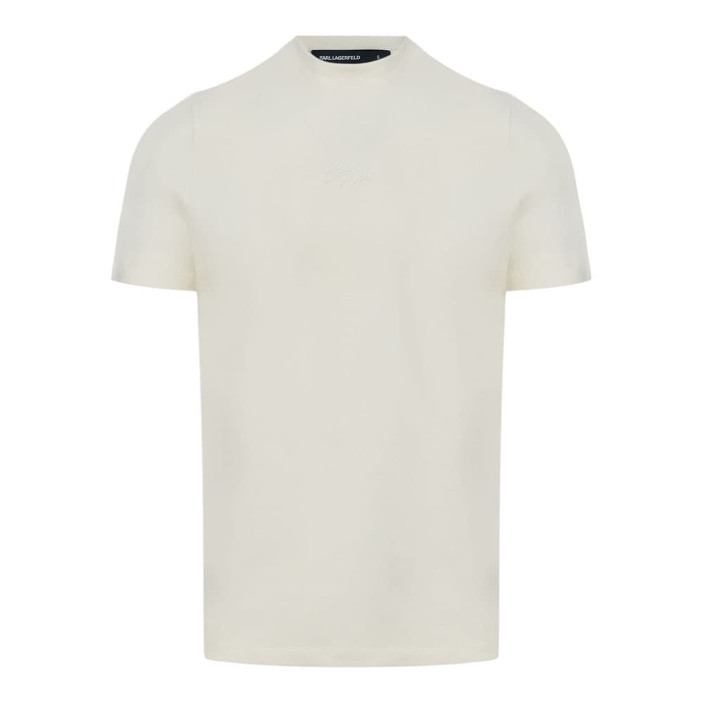 Ανδρικό T-shirt Εκρού Karl Lagerfeld 755047 562235-80