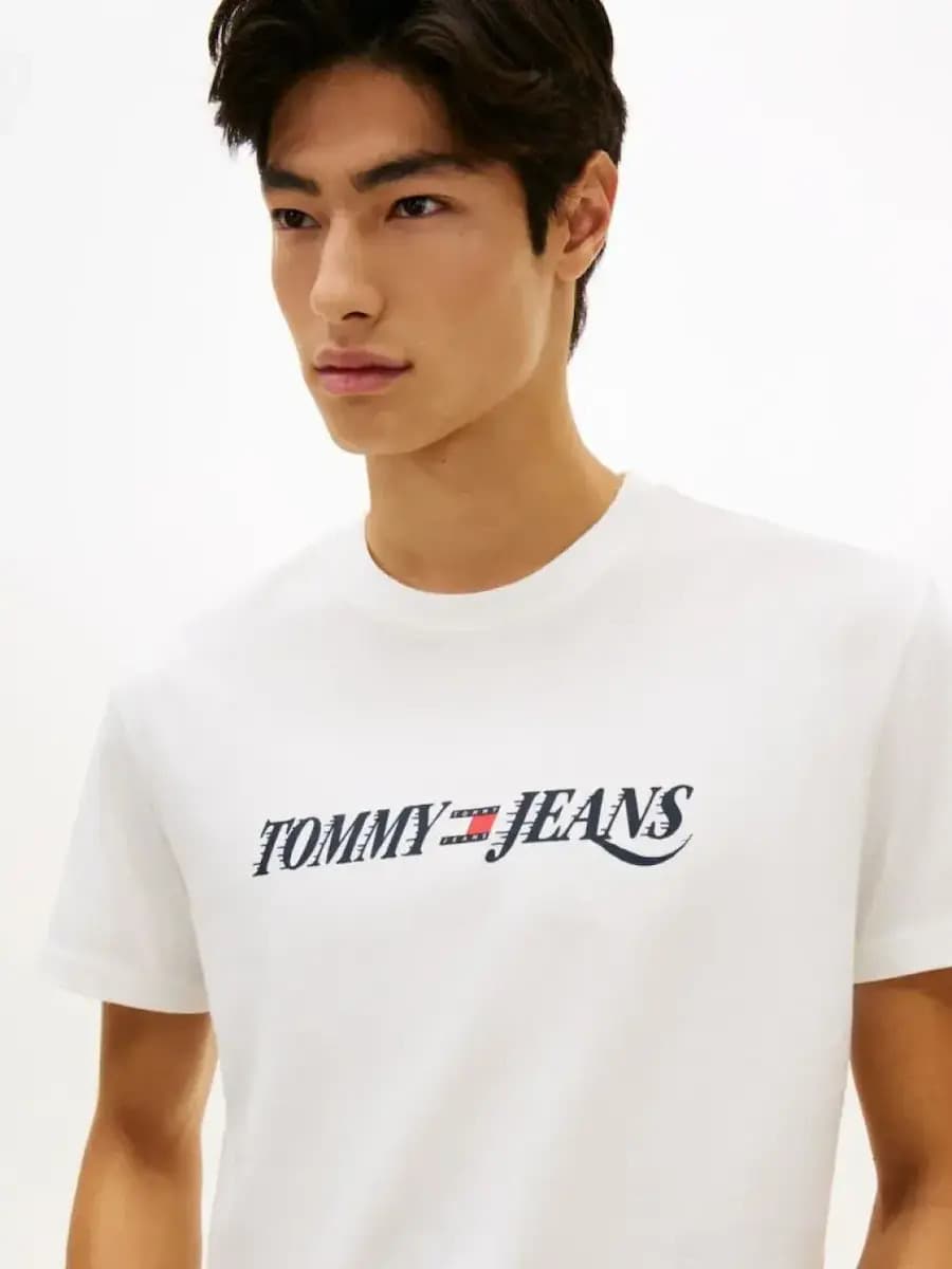 Men's T-Shirts Tommy Hilfiger White