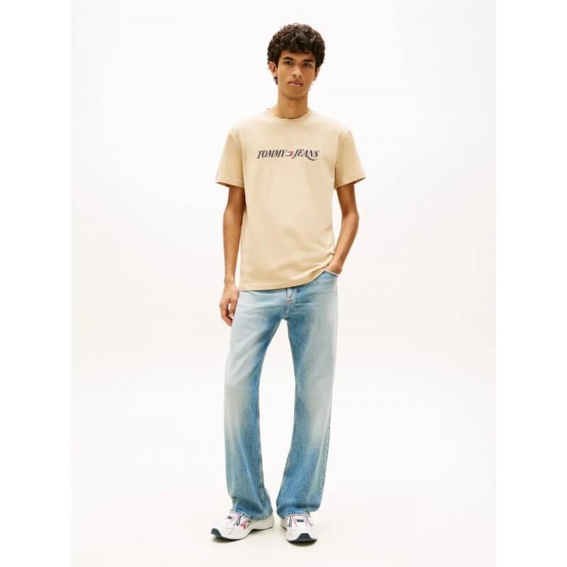 Men's T-Shirts Tommy Hilfiger Beige