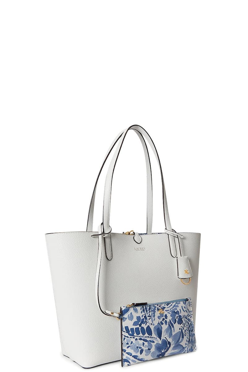 Γυναικεία Τσάντα Διπλής Όψεως Λευκή Ralph Lauren 431795329078-WHITE