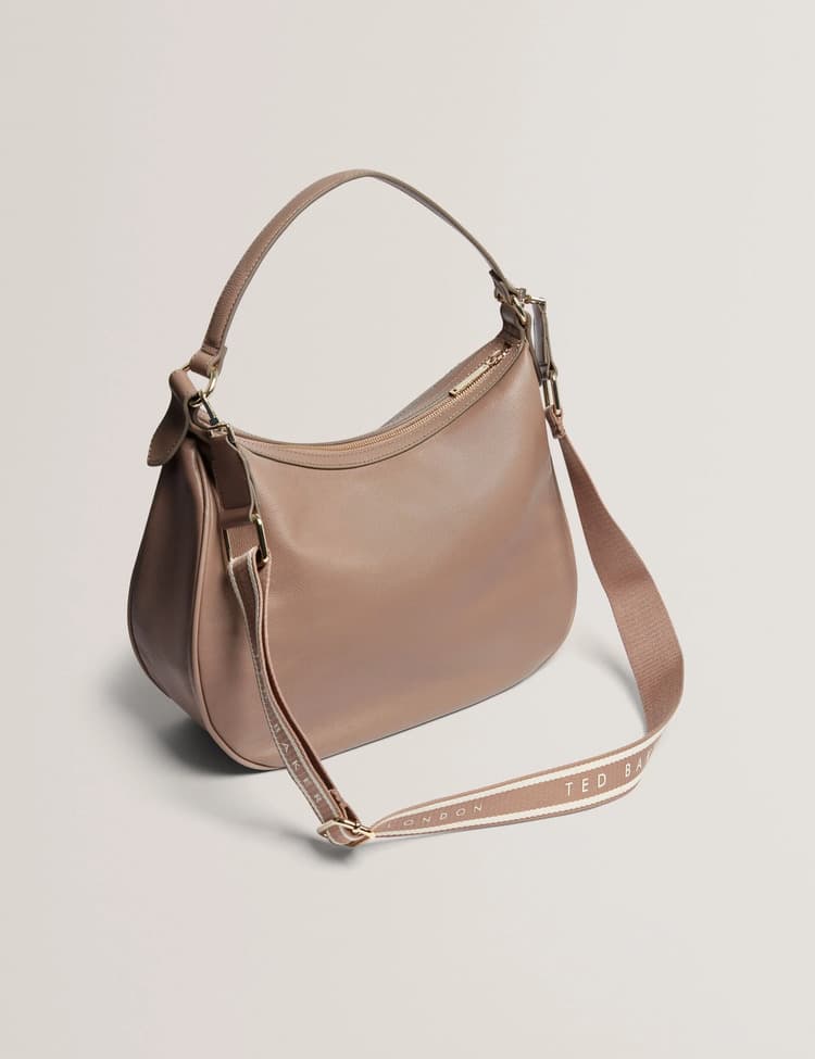 Γυναικεία Δερμάτινη Lyshia Τσάντα Μπεζ Ted Baker 283921-taupe