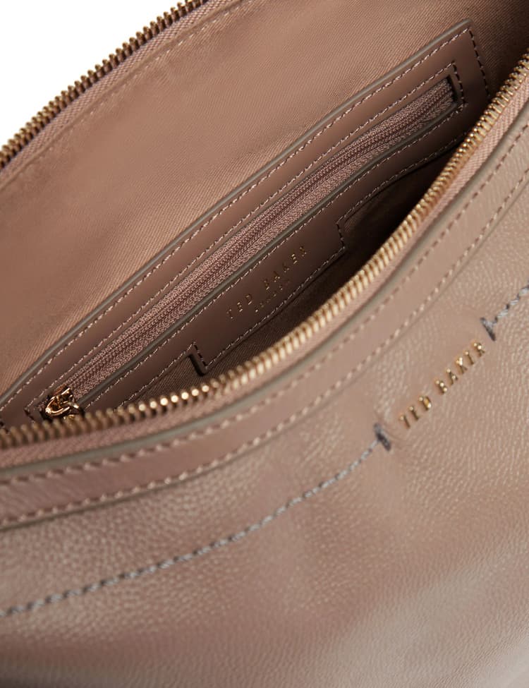 Γυναικεία Δερμάτινη Lyshia Τσάντα Μπεζ Ted Baker 283921-taupe