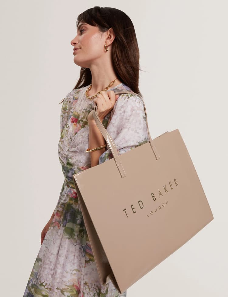 Γυναικεία Crikon Crinkle Τσάντα Μπεζ Ted Baker 283872-stone