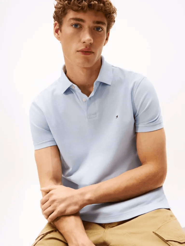 TOMMY HILFIGER 1985 REGULAR POLO MW0MW17770-C1O SkyBlue