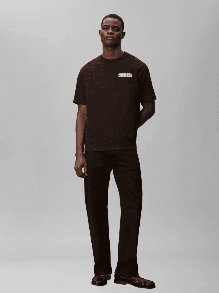 T-SHIRT CALVIN KLEIN JERSEY BLACK CALVIN KLEIN