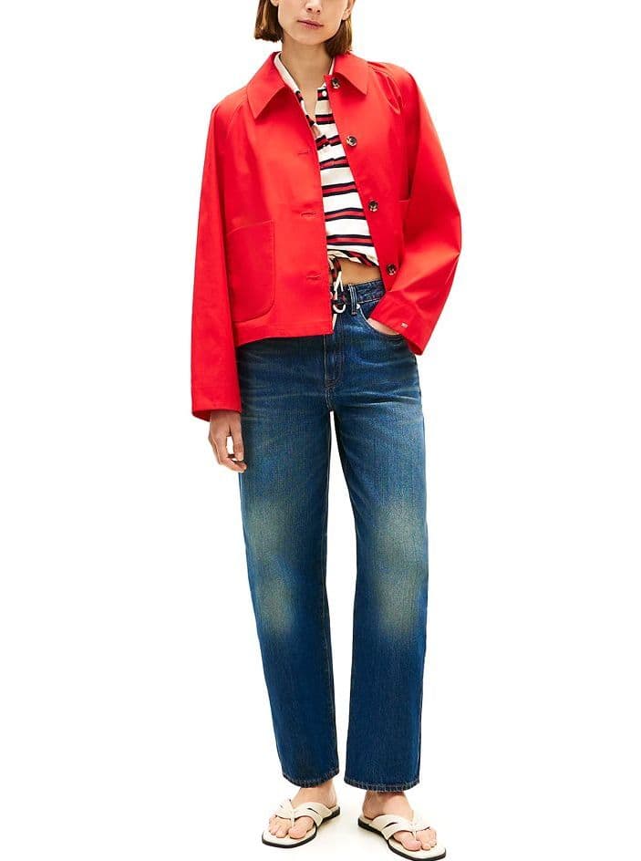 Cotton Short Jacket Women Tommy Hilfiger