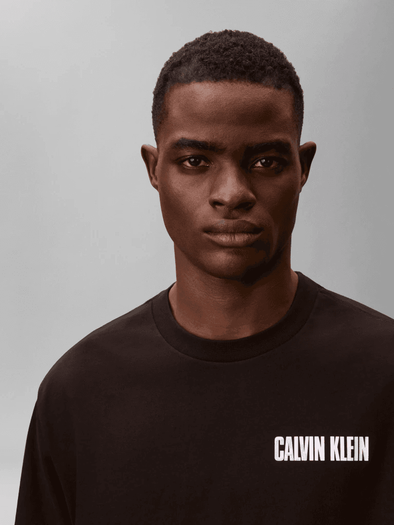 T-SHIRT CALVIN KLEIN JERSEY BLACK CALVIN KLEIN