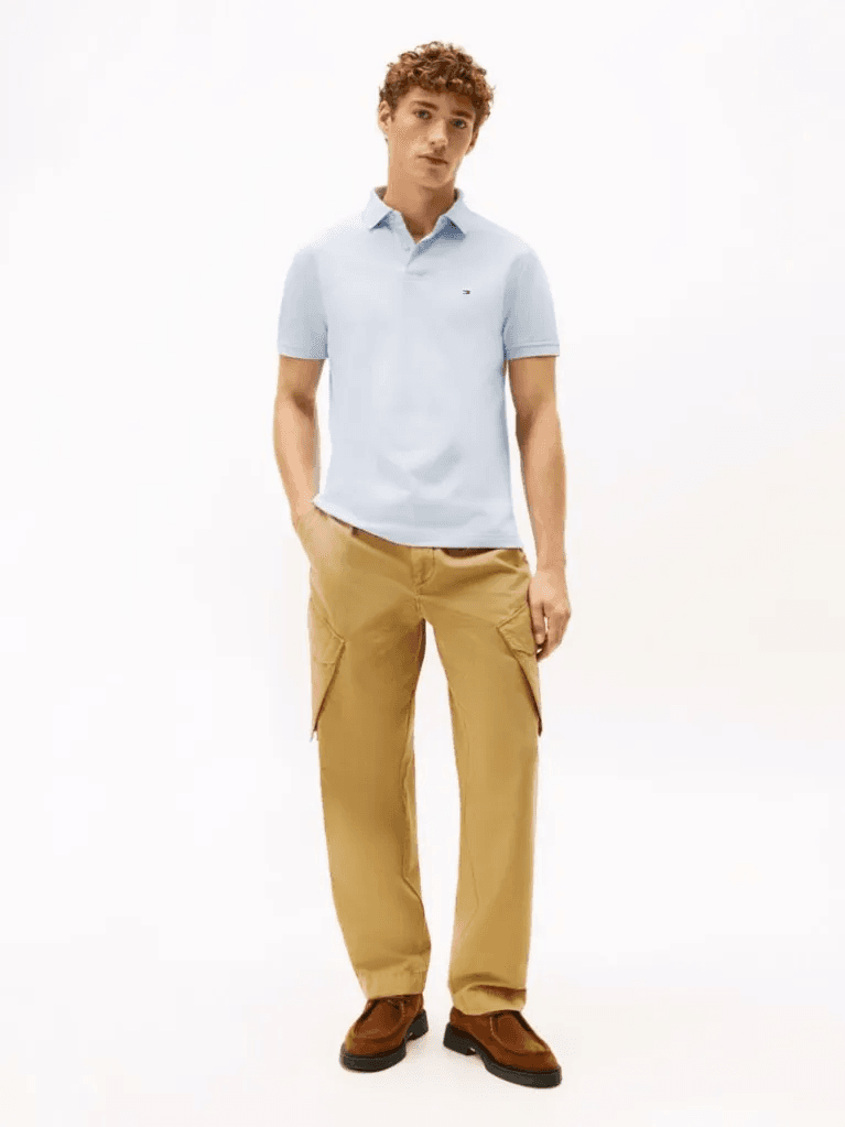 TOMMY HILFIGER 1985 REGULAR POLO MW0MW17770-C1O SkyBlue