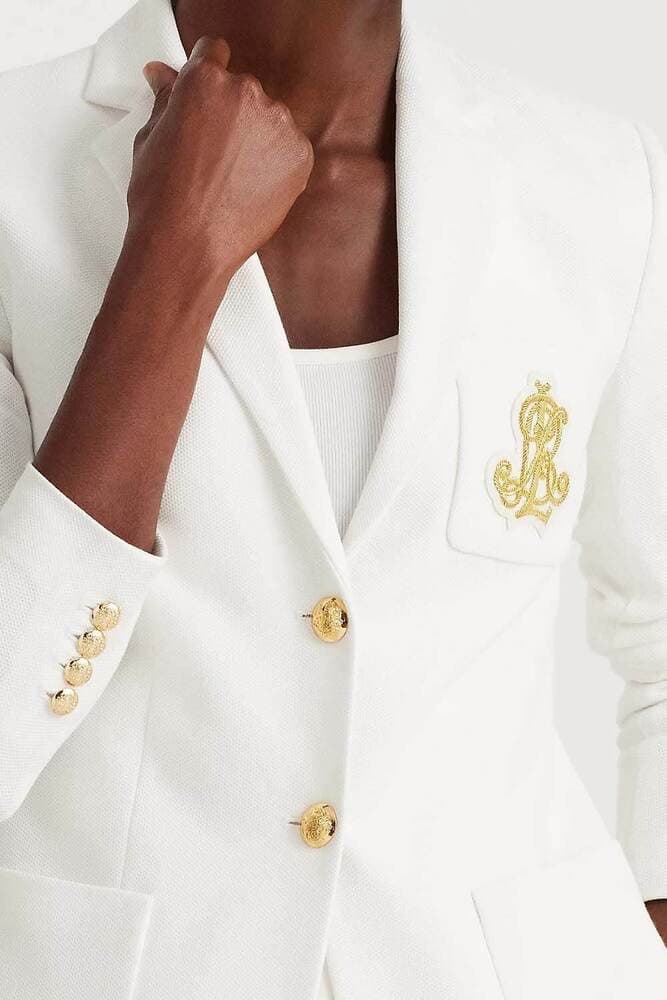 Γυναικείο Anfisa Σακάκι Λευκό Ralph Lauren 200797305001-White