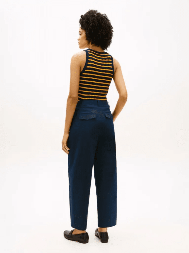 Γυναικείο Παντελόνι Navy Μπλε Tommy Hilfiger WW0WW48993-C1G