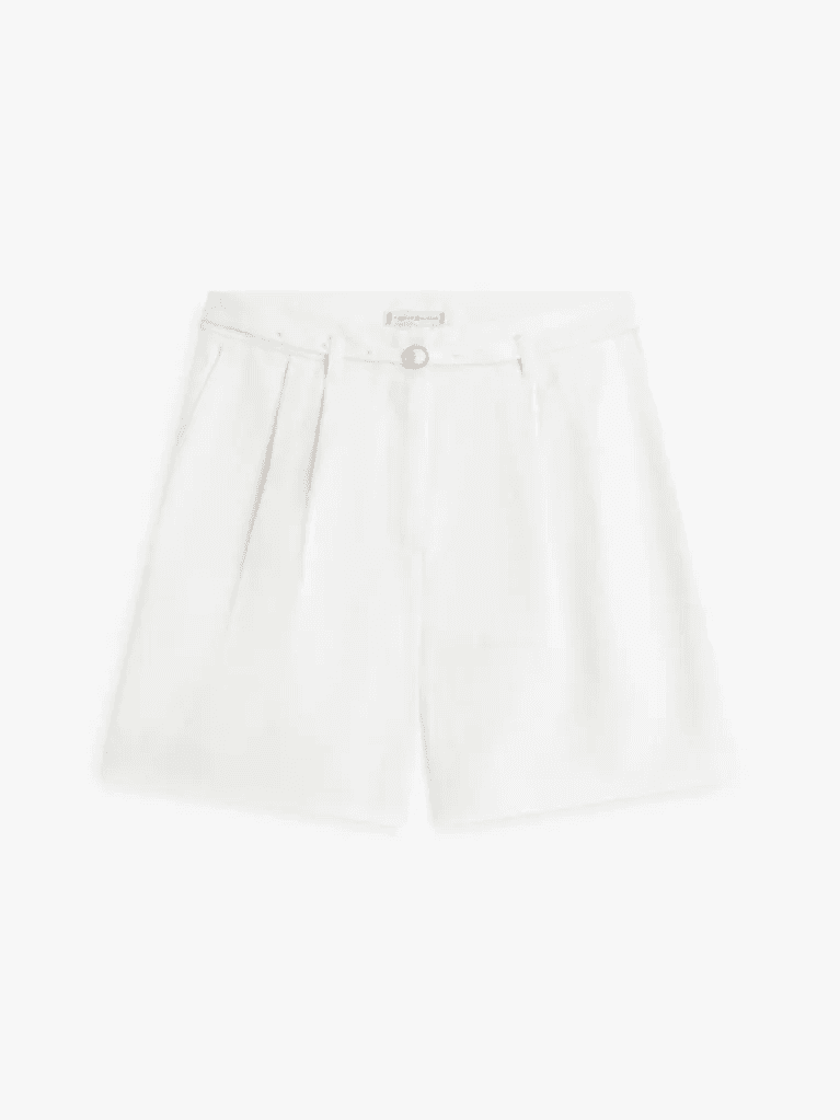 Γυναικεία Βερμούδα Λευκή Tommy Hilfiger WW0WW49040-YCF