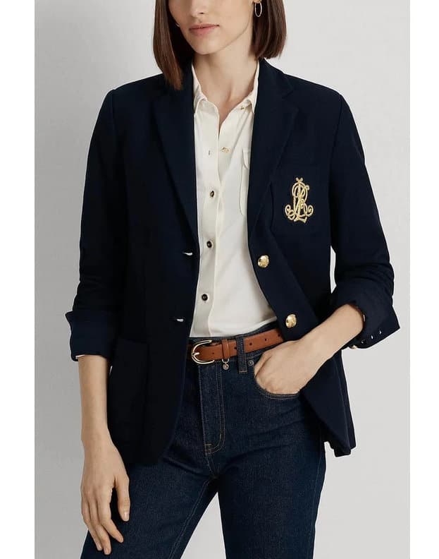 Γυναικείο Anfisa Σακάκι Navy Μπλε Ralph Lauren 200797305005-Navy