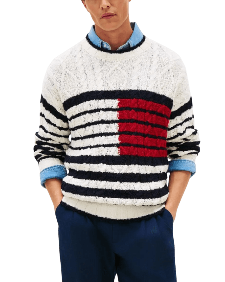 Men's Knitwear Tommy Hilfiger White