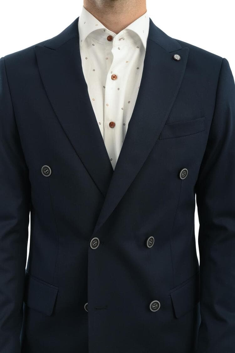 Ανδρικό Σακάκι Navy Μπλε Vittorio FIRENZE-BLUE
