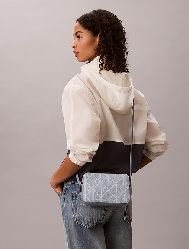 Γυναικεία Denim Τσάντα Γαλάζια Calvin Klein LV04F3430G-YBZ