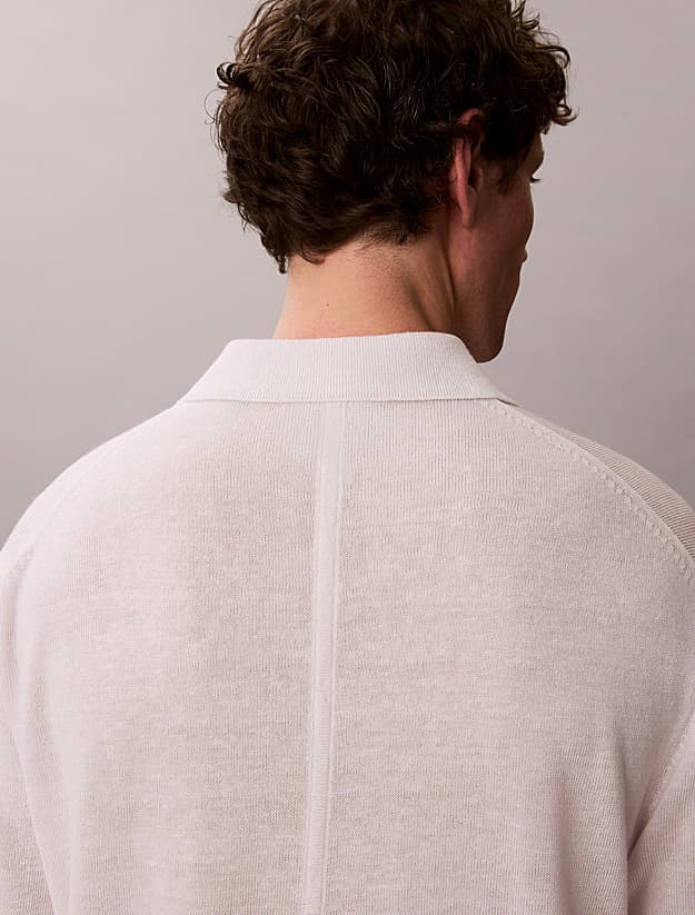 Ανδρικό Polo Εκρού Calvin Klein LV04LF313G-GNA