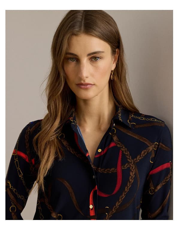 Γυναικείο Daquane Πουκάμισο Navy Μπλε Ralph Lauren 200P03716001-Navy