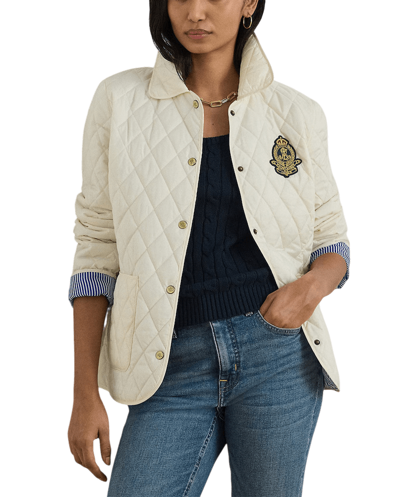 Γυναικείο Μπουφάν Κρεμ Ralph Lauren 297P10878001-Natural