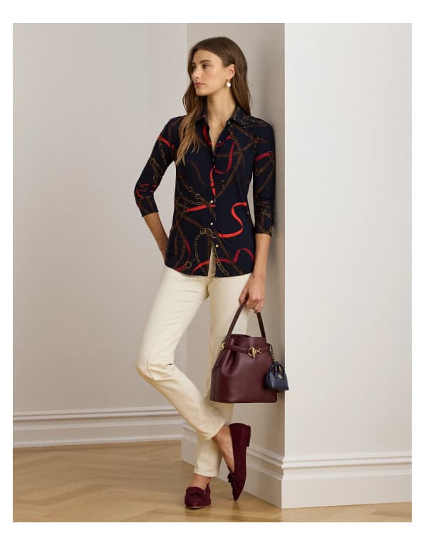 Γυναικείο Daquane Πουκάμισο Navy Μπλε Ralph Lauren 200P03716001-Navy