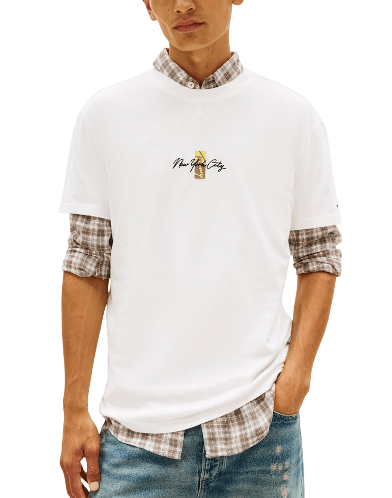 Men's T-Shirts Tommy Hilfiger White