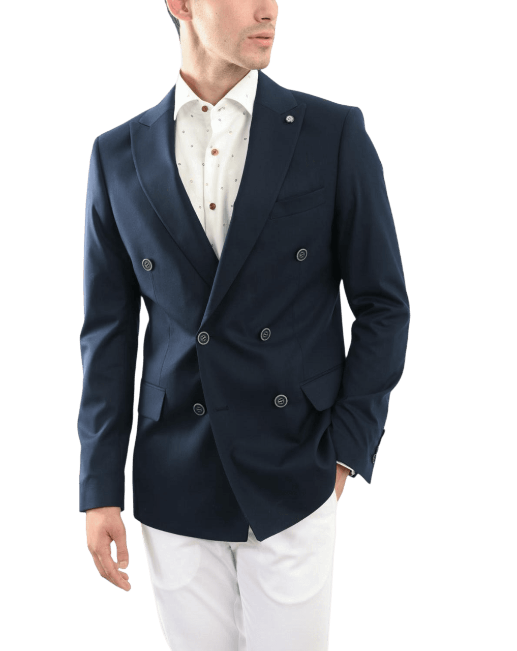 Ανδρικό Σακάκι Navy Μπλε Vittorio FIRENZE-BLUE