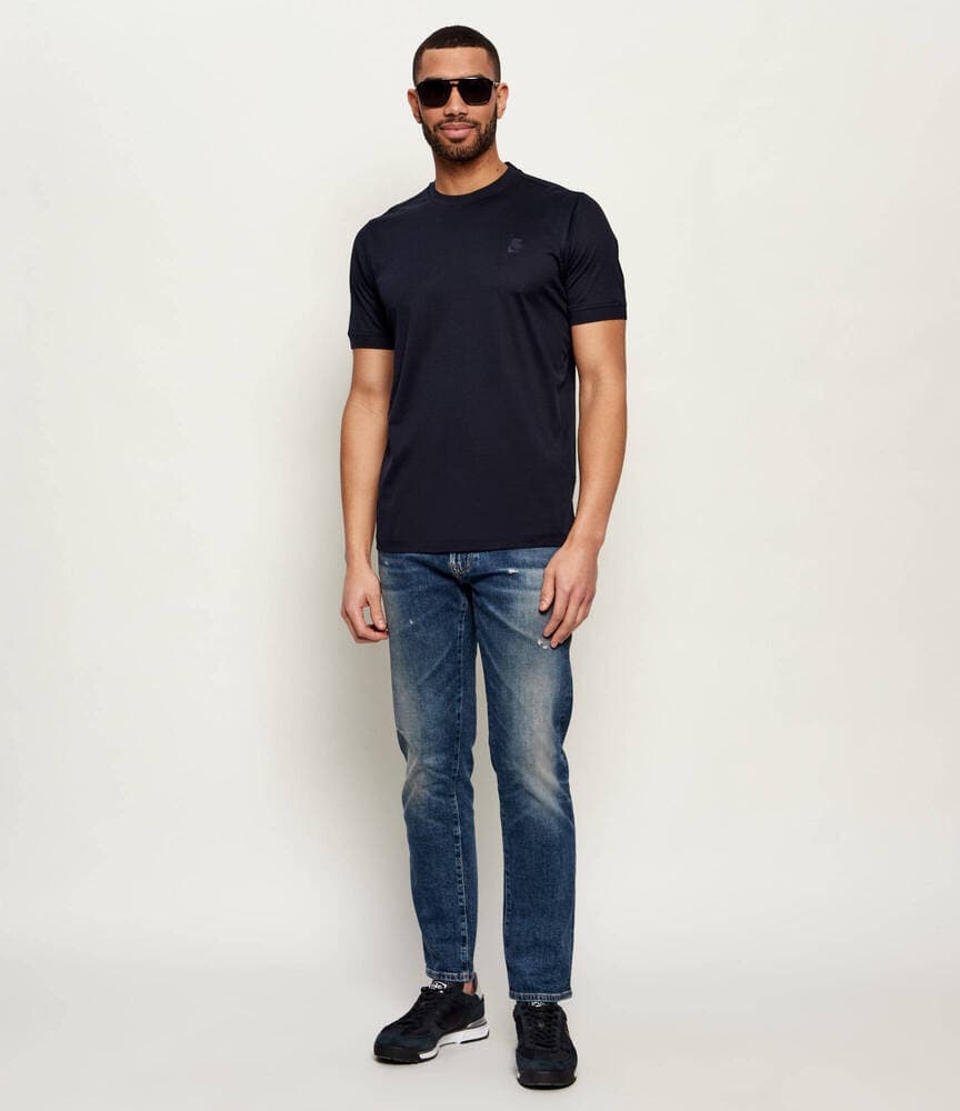 Ανδρικό T-shirt Navy Μπλε Karl Lagerfeld 755002 562200-690