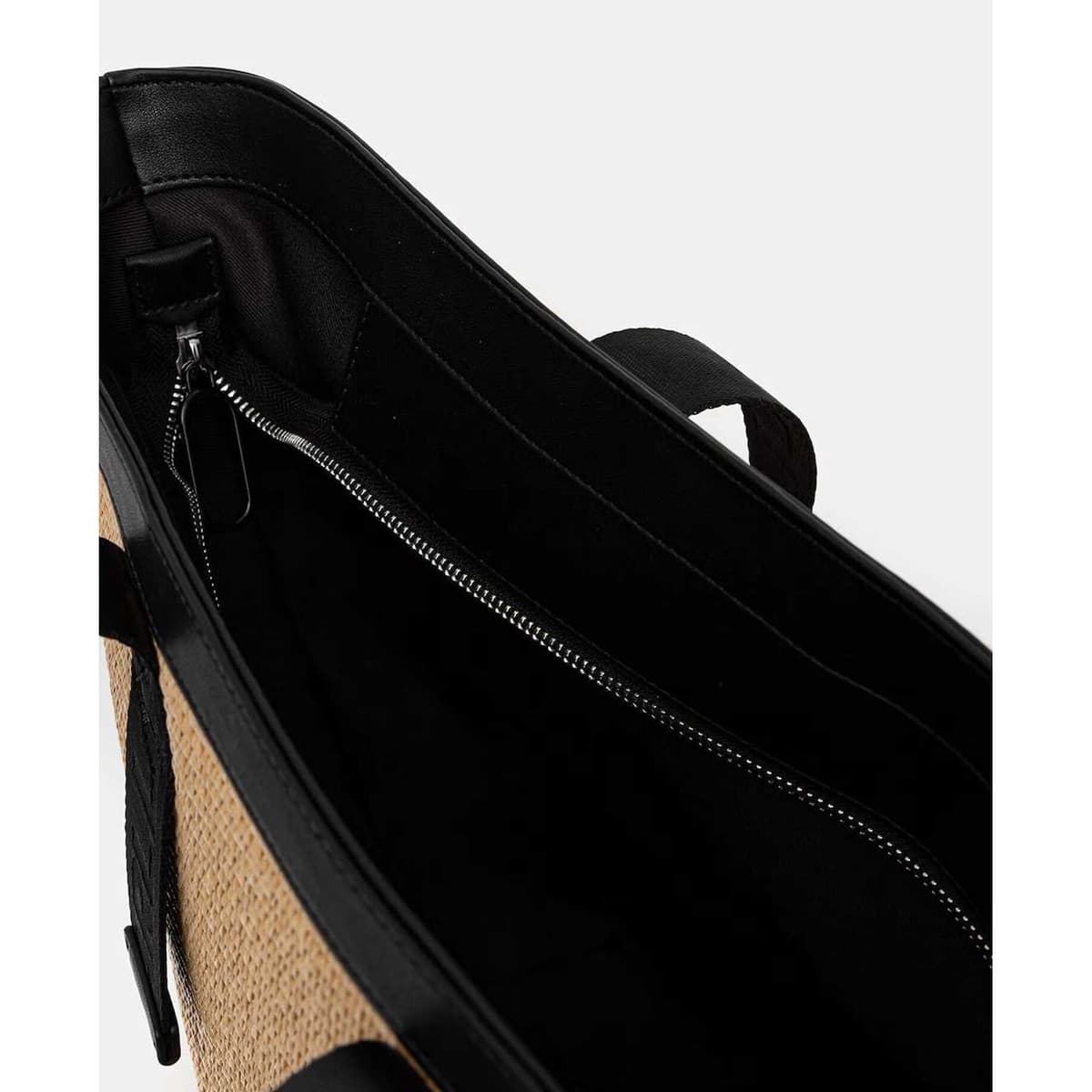 Γυναικεία Raffia Shopper Τσάντα Μπεζ Karl Lagerfeld Jeans B2W30113-106 NATURAL