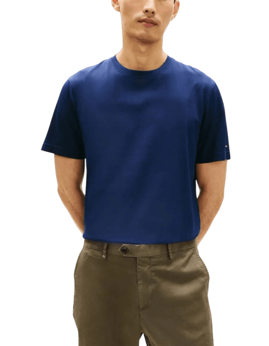 Ανδρικό T-shirt Μπλε Tommy Hilfiger MW0MW41860-DCA