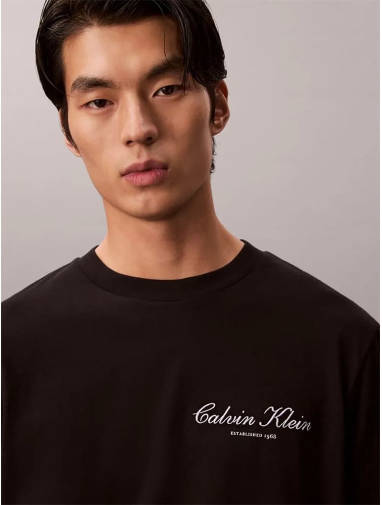 T-SHIRT CALVIN KLEIN LOGO BLACK CALVIN KLEIN
