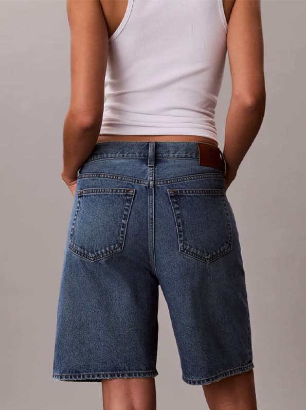 Γυναικεία Τζιν Βερμούδα Μπλε Calvin Klein LV047F674G-21R