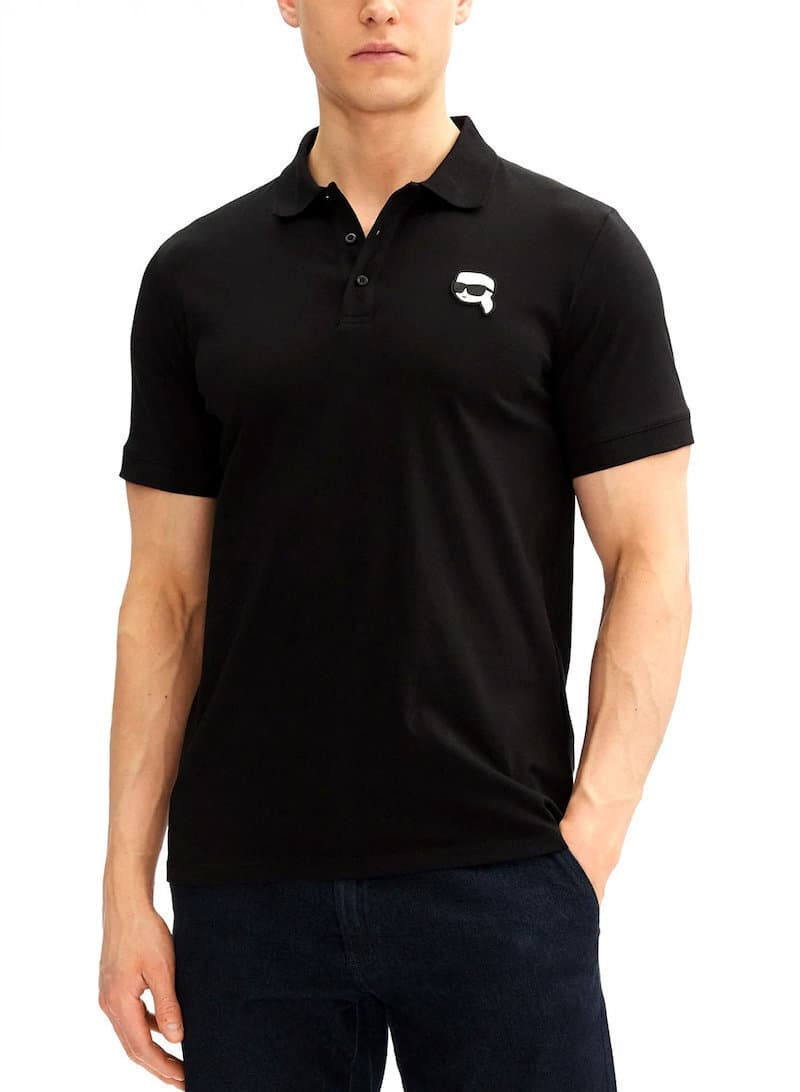 Men's Polo Shirts Karl Lagerfeld Black