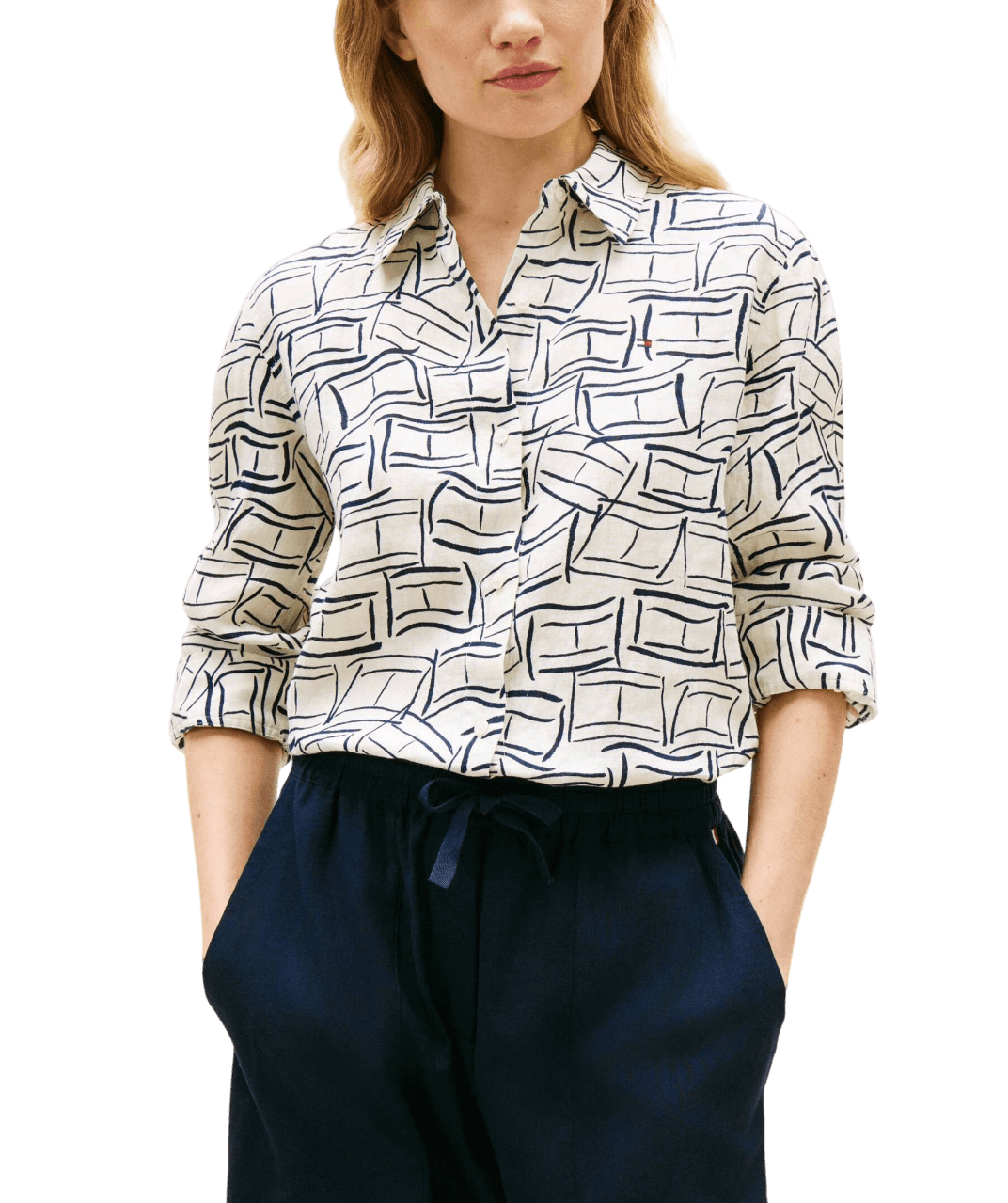 Linen Longsleeve Relaxed Shirt Women Tommy Hilfiger