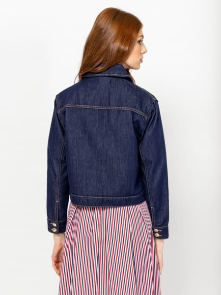 Γυναικείο Nessira Τζιν Μπουφάν Navy Μπλε Heavy Tools T36031-DARK