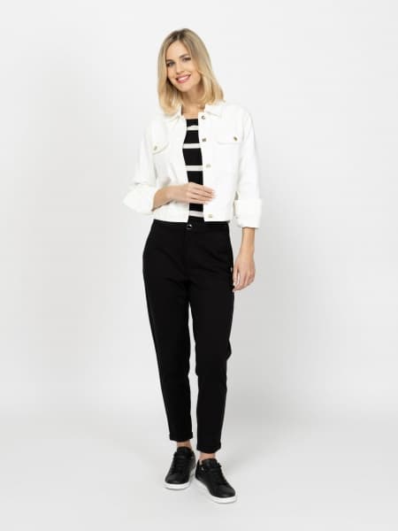 Γυναικείο Nessira Τζιν Μπουφάν Λευκό Heavy Tools T36031-WHITE