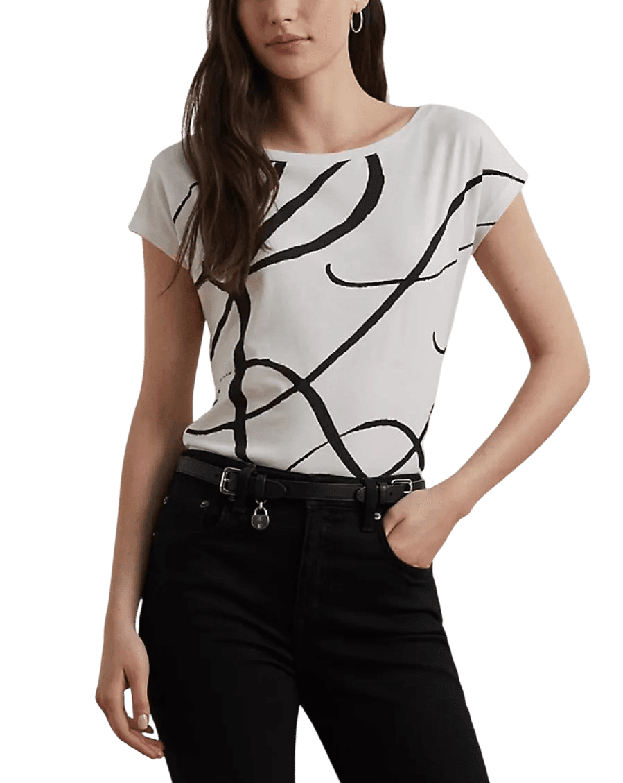 Γυναικείο T-shirt Λευκό Ralph Lauren 200748765001-White