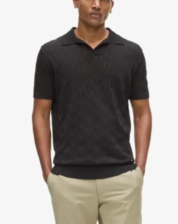 Ανδρικό Polo Μαύρο Karl Lagerfeld 655005 562301-990