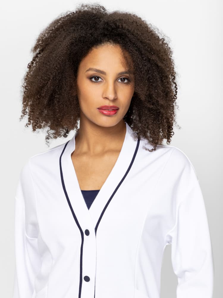 Women's Cardigans Heavy Tools White